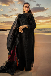 RANG RASIYA - 3PC LAWN LASERWORK EMBROIDERED SHIRT WITH ORGANZA EMBROIDERED DUPATTA AND TROUSER - HZG2839