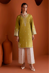 BATIK - 2PC LAWN EMBROIDERED SHIRT AND EMBROIDERED TROUSER - HZG3017
