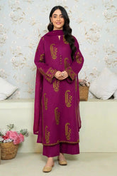 MOHAGNI - 3PC LAWN EMBROIDERED SHIRT WITH CHIFFON EMBROIDERED DUPATTA AND TROUSER - HZG2113