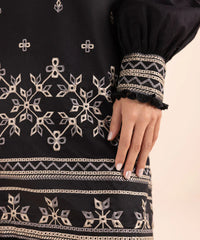 SAPPHIRE - 3PC LAWN EMBROIDERED SHIRT WITH PRINTED DUPATTA AND TROUSER - HZG1734