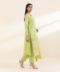 SAPPHIRE - 3PC LAWN EMBROIDERED SHIRT WITH DIAMOND DUPATTA AND TROUSER - HZG2074