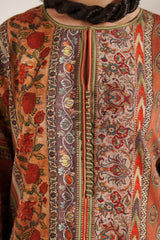 BAROQUE - 3PC VISCOSE PRINTED SHIRT WITH VISCOSE PRINTED DUPATTA AND TROUSER - HZU2519