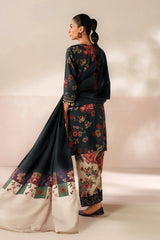 BAROQUE - 3PC VISCOSE PRINTED SHIRT WITH TWILL PRINTED SHAWL AND TROUSER - HZU2523