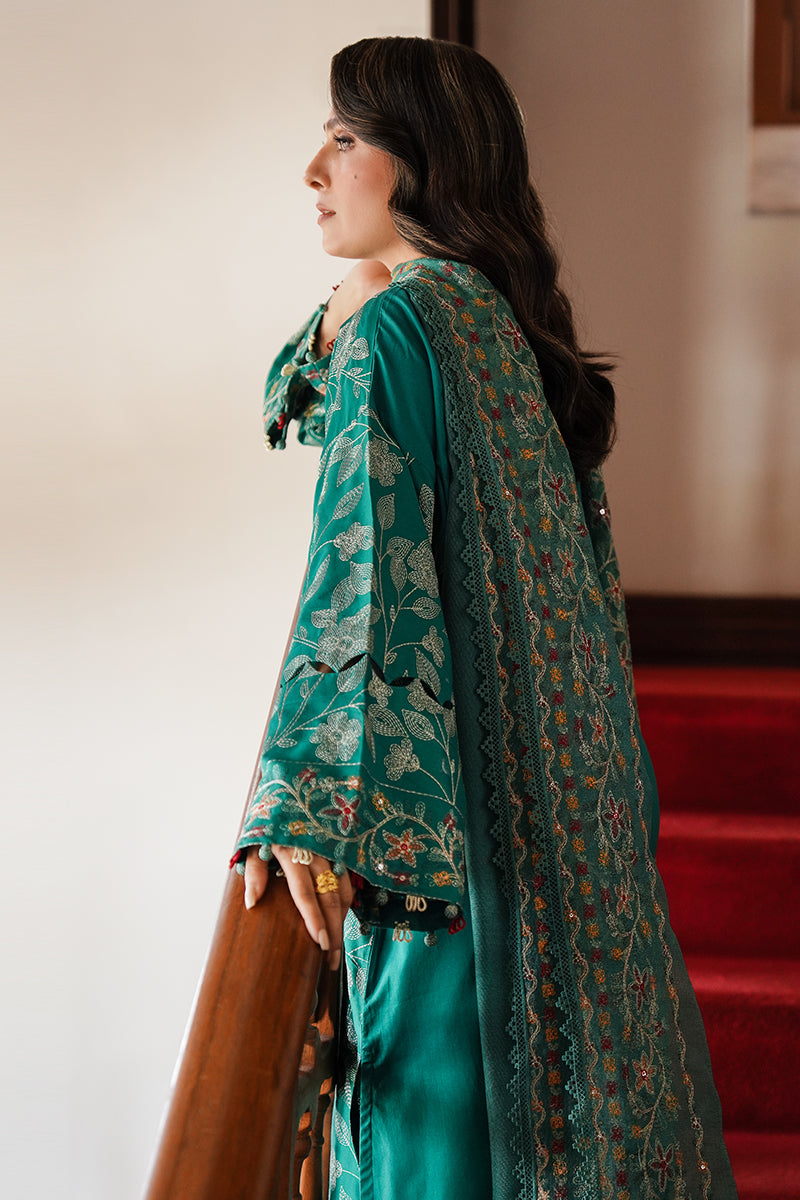 CROSS STITCH - 3PC LAWN EMBROIDERED SHIRT LAWN EMBROIDERED DUPATTA AND TROUSER - HZG1803