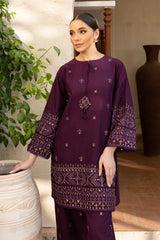 BATIK - 2PC LAWN SEQUIN EMBROIDERED SHIRT AND SEQUIN EMBROIDERED TROUSER - HZG2009