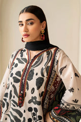 BAROQUE - 3PC LAWN PRINTED SHIRT WITH SILK PRINTED DUPATTA AND TROUSER - HZG2922