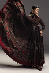 ZARA SHAHJAHAN - 3PC LAWN PRINTED FROCK WITH SILK PRINTED DUPATTA AND TROUSER - HZG2940