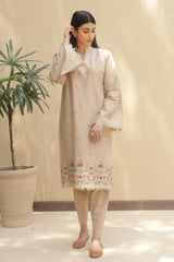 DYOT - 3PC LAWN EMBROIDERED SHIRT WITH CHIFFON DUPATTA  AND TROUSER - HZG3007