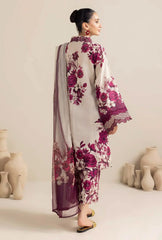 ADAN LIBAAS - 3PC KHADDAR PRINTED SHIRT WITH KHADDAR PRINTED DUAPTTA AND TROUSER - HZG1944
