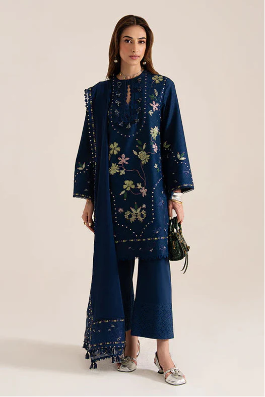 SUFFUSE - 3PC LAWN EMBROIDERED SHIRT WITH LAWN EMBROIDEERED DUPATTA AND TROUSER - HZG2766