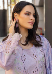 RAG RASIYA - 3PC LAWN EMBROIDERED SHIRT WITH MANAAR PRINTED DUPATTA AND TROUSER - HZG2154