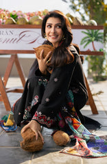 SERAN - 3PC LAWN EMBROIDERED SHIRT WITH MANAAR PRINTED DUPATTA AND TROUSER - HZG2943