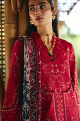 SUFFUSE - 3PC LAWN EMBROIDERED SHIRT WITH CHIFFON PRINTED DUPATTA AND TROUSER - HZG2835