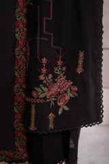 IZNIK - 3PC DHANAK EMBROIDERED SHIRT WITH CHIFFON EMBROIDERED DUPATTA  AND TROUSER - HZG2041