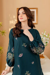 BATIK - 2PC LAWN EMBROIDERED SHIRT WITH LAWN EMBROIDERED TROUSER - HZG1738