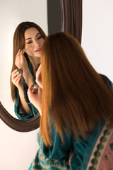 SOBIA NAZIR - 3PC LAWN EMBROIDERED SHIRT WITH MANAR PRINTED DUPATTA AND TROUSER - HZG1924