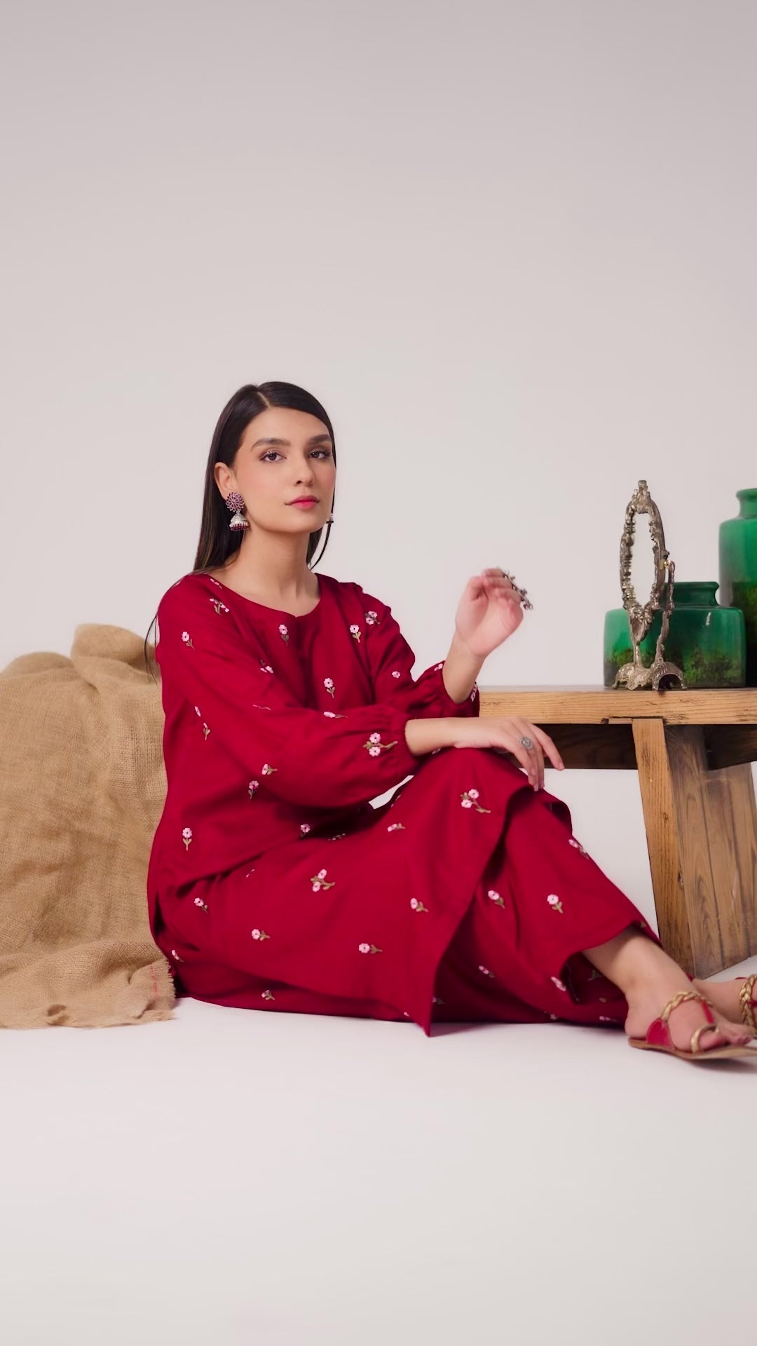 BATIK - 2PC LAWN EMBROIDERED SHIRT WITH EMBROIDERED TROUSER - HZG1718