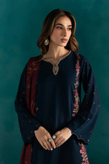 BATIK - 3PC LAWN EMBROIDERED SHIRT WITH CHIFFON PRINTED DUPATTA AND TROUSER - HZG2694