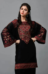 KAYSERIA - 3PC LAWN HEAVY EMBROIDERED SHIRT WITH EMBROIDERED CHIFFON DUPATTA - HZD1087