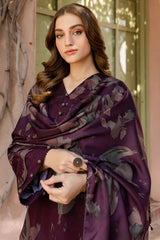 BAROQUE - 3PC KHADDAR PRINTED SHIRT WITH KHADDAR PRINTED DUPATTA AND TROUSER - HZU2558