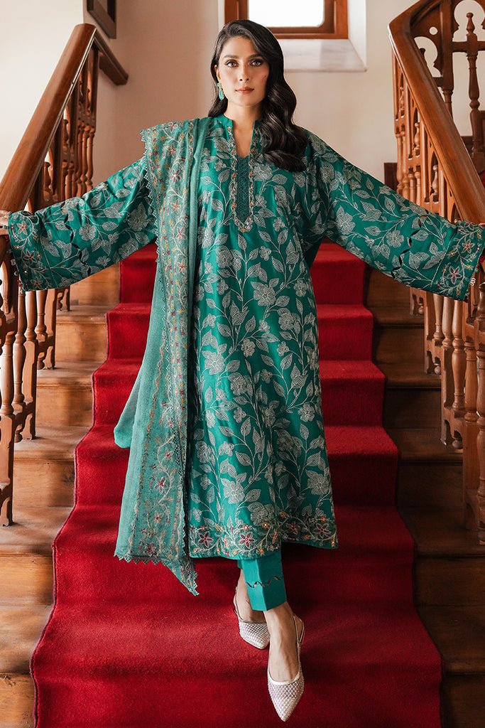 CROSS STITCH - 3PC LAWN EMBROIDERED SHIRT LAWN EMBROIDERED DUPATTA AND TROUSER - HZG1803