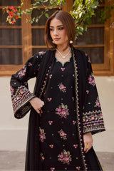 BATIK - 3PC LAWN EMBROIDERED SHIRT WITH CHIFFON EMBROIDERED DUPATTA AND TROUSER - HZG2825