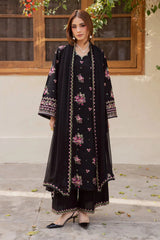 BATIK - 3PC LAWN EMBROIDERED SHIRT WITH CHIFFON EMBROIDERED DUPATTA AND TROUSER - HZG2825