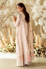 QALAMKAR - 3PC LAWN EMBROIDERED SHIRT WITH COTTON NET EMBROIDERED DUPATTA AND TROUSER - HZG2301