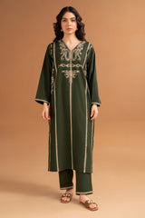 BATIK - 2PC LAWN EMBROIDERED SHIRT AND EMBROIDERED TROUSER - HZG2085