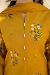 BAROQUE - 3PC LAWN EMBROIDERED SHIRT WITH CHIFFON EMBROIDERED DUPATTA AND TROUSER - HZG1644