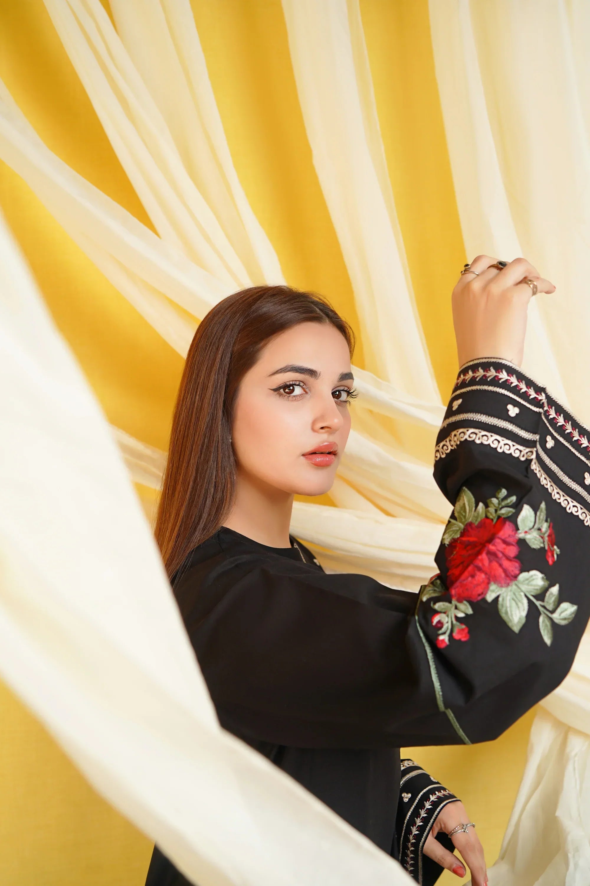 URGE - 2PC LAWN EMBROIDERED SHIRT WITH EMBROIDERED TROUSER - HZG1766