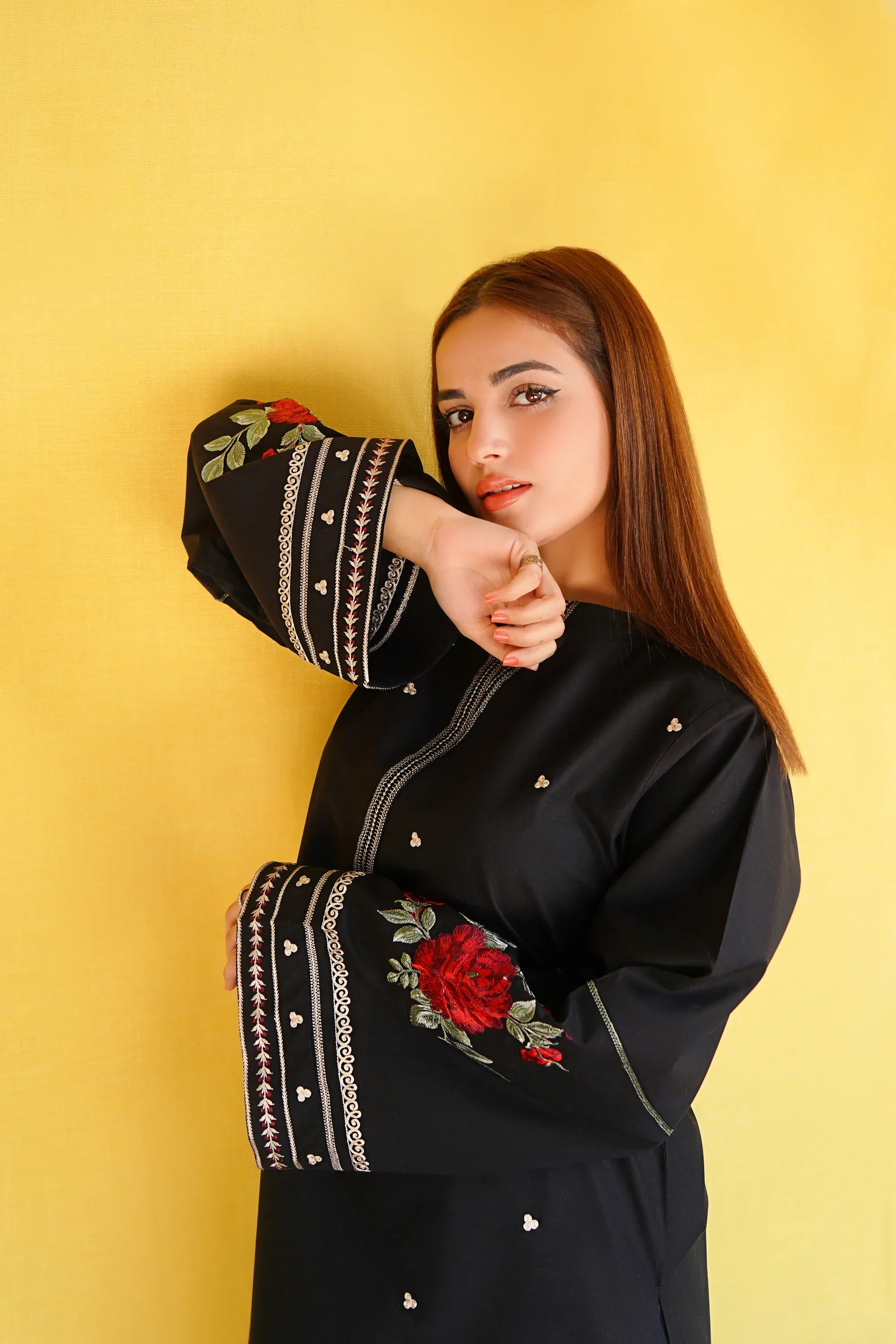 URGE - 2PC LAWN EMBROIDERED SHIRT WITH EMBROIDERED TROUSER - HZG1766