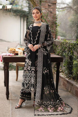 ASIM JOFA - 3PC LAWN EMBROIDERED SHIRT WITH CHIFFON EMBROIDERED DUPATTA AND TROUSER - HZG2683