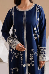 BAROQUE - 3PC LAWN EMBROIDERED SHIRT WITH ORGANZA EMBROIDERED DUPATTA AND TROUSER - HZG2665