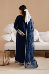 BAROQUE - 3PC LAWN EMBROIDERED SHIRT WITH ORGANZA EMBROIDERED DUPATTA AND TROUSER - HZG2665