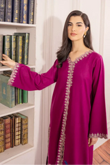BATIK - 3PC LAWN EMBROIDERED SHIRT WITH CHIFFON DUPATTA AND TROUSER - HZG2080