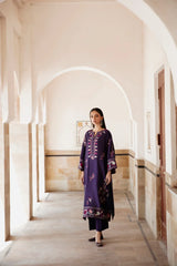 BATIK - 2PC DHANAK EMBROIDERED SHIRT AND TROUSER - HZG1795