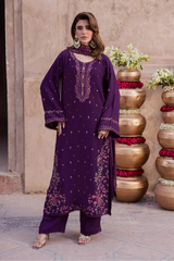 BATIK - 3PC LAWN EMBROIDERED SHIRT WITH CHIFFON EMBROIDERED DUPATTA AND TROUSER - HZG2894