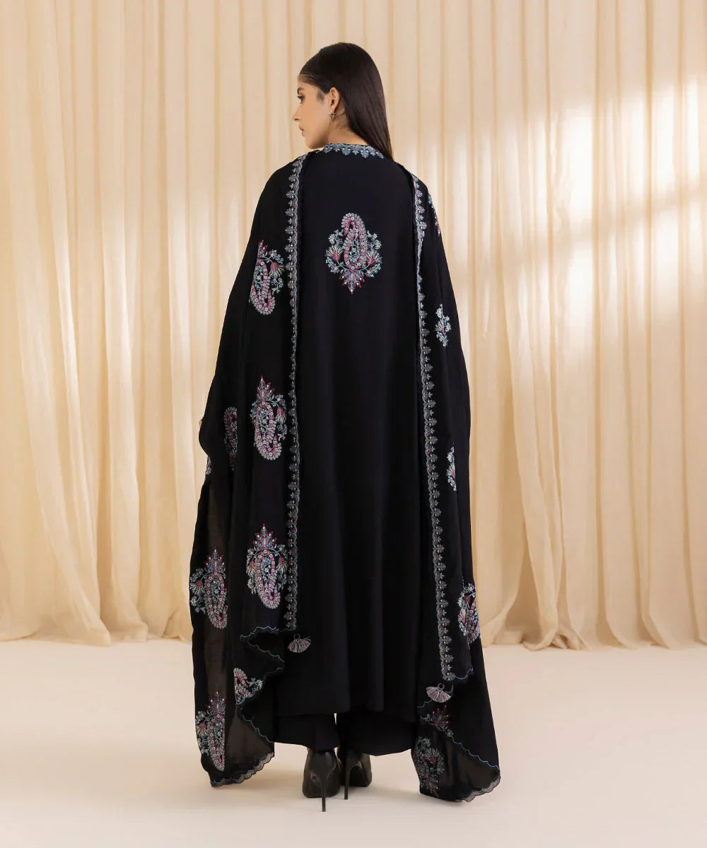 SAPPHIRE - 3PC LAWN EMBROIDERED SHIRT WITH CHIFFON EMBROIDERED DUPATTA AND TROUSER - HZG2065