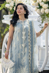 RANG RASIYA - 3PC LAWN EMBROIDERED SHIRT WITH MANAAR PRINTED DUPATTA AND TROUSER - HZG2964