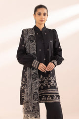 SAPPHIRE - 3PC LAWN EMBROIDERED SHIRT WITH PRINTED DUPATTA AND TROUSER - HZG1734