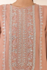 SAPPHIRE - 3PC LAWN SEQUEN EMBROIDERED SHIRT WITH CHIFFON SEQUEN EMBROIDERED DUPATTA AND TROUSER - HZG2069