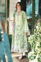MUSHQ - 3PC LAWN EMBROIDERED SHIRT WITH CHIFFON PRINTED DUPATTA AND TROUSER - HZG3031