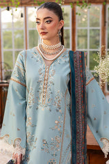SAPPHIRE - 3PC LAWN EMBROIDERED SHIRT WITH CHIFFON PRINTED DUPATTA AND TROUSER - HZG2698
