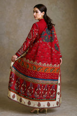 ZARA SHAH JAHAN - 3PC LAWN EMBROIDERED SHIRT WITH DIAMOND PRINTED DUPATTA AND TROUSER - HZG2728